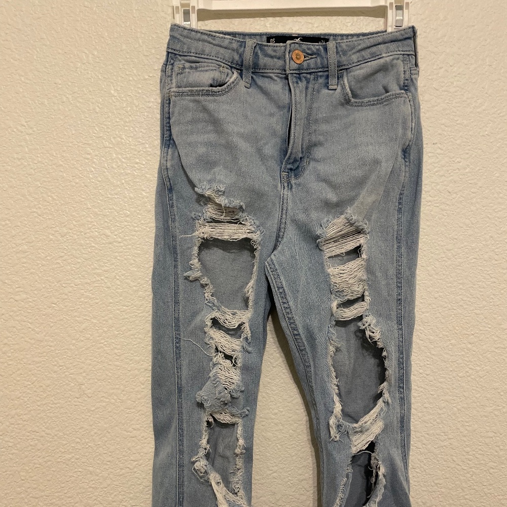 Hollister ripped jeans